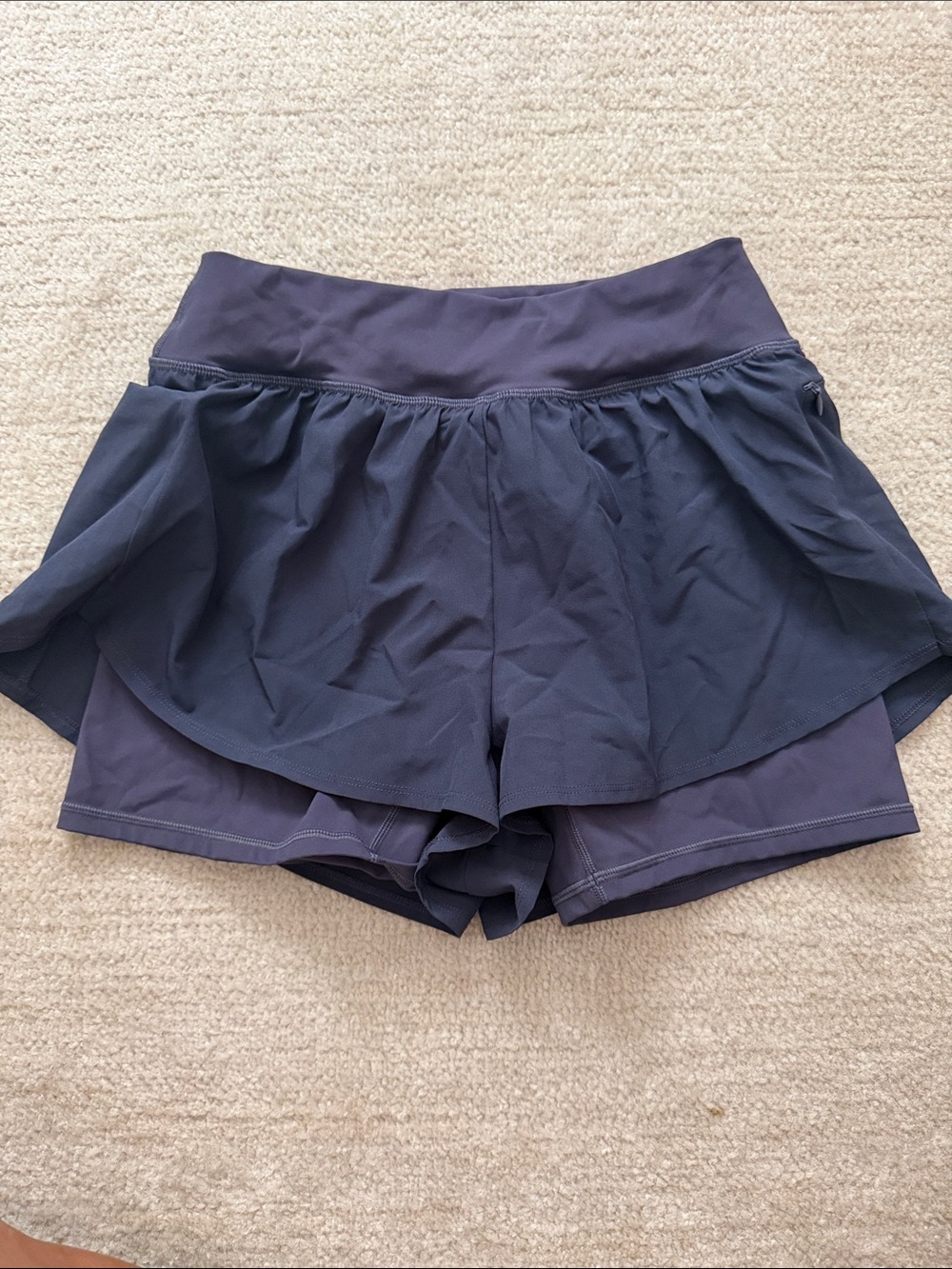 Oner Active Navy Layered Athletic Shorts
